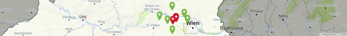 Kartenansicht für Apotheken-Notdienste in der Nähe von Langenrohr (Tulln, Niederösterreich)